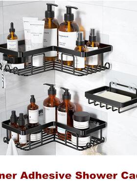 Corner Adhesive Shower Caddy Bathroom Organizer Shelves Rack