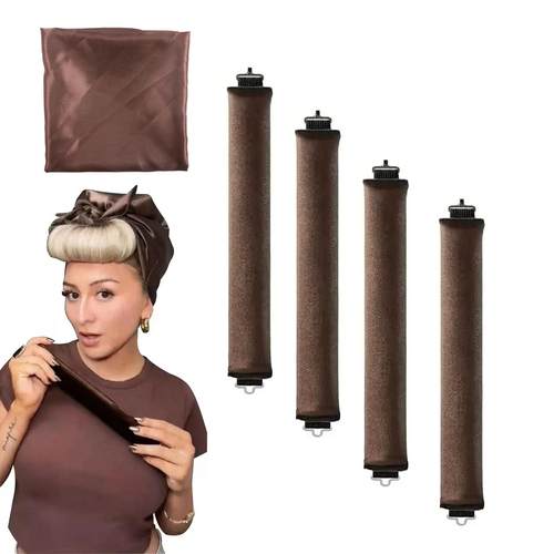 Heatless Curling Rod Headband Lazy Hair Curlers No Heat Hair