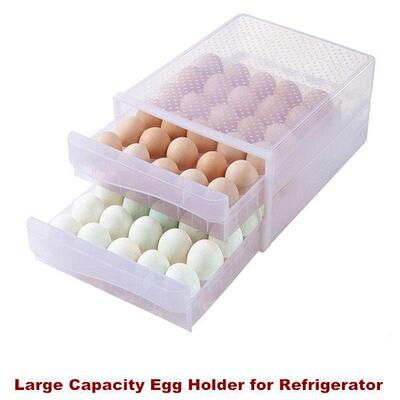 Egg Holder Refrigerator Fresh Storage Box Fridge Container