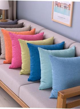 Overstuffed linen, throw pillows, oversize cushions, SOFA SO