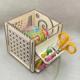 Wooden Yarn Crochet All Upgrade one Bowl Dispenser