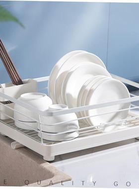 Stainless steel dish drying rack storage kitchen cup holder