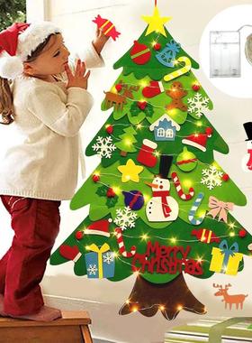 DIY Felt Christmas Tree Christmas Decoration for Home Navida