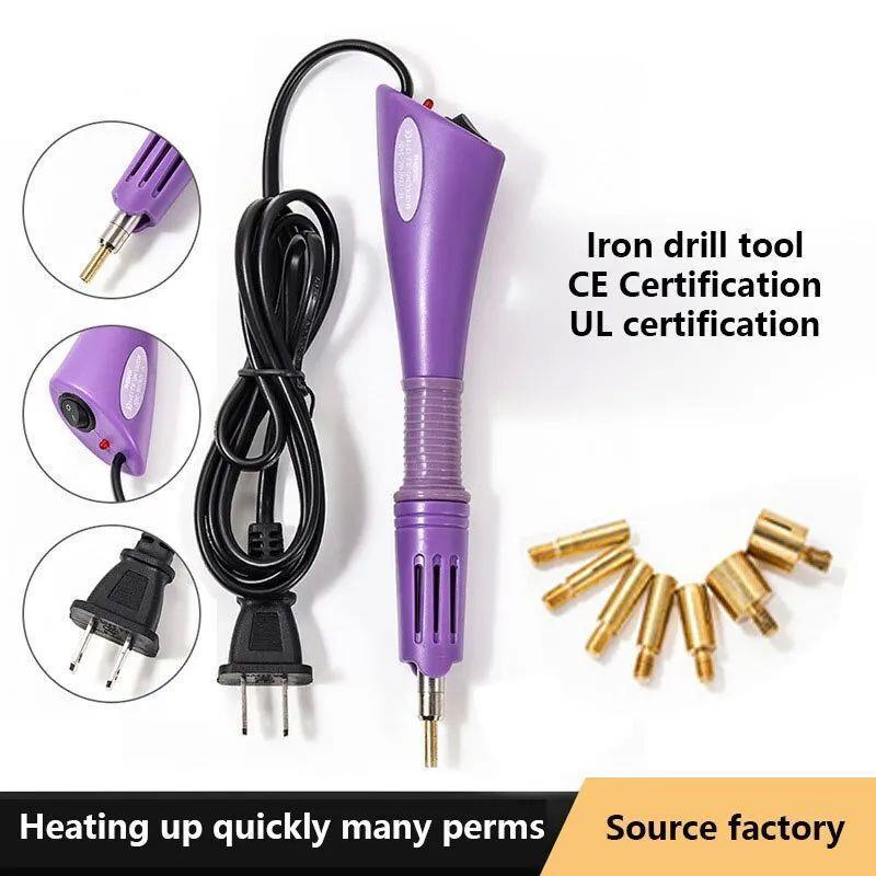 EU /US Purple Hotfix Rhinestone Applicator Hot Fix Applicato