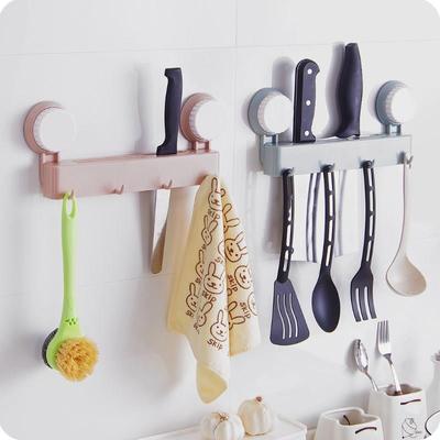 kitchen rack shelf corner storage hook wall clean organizer