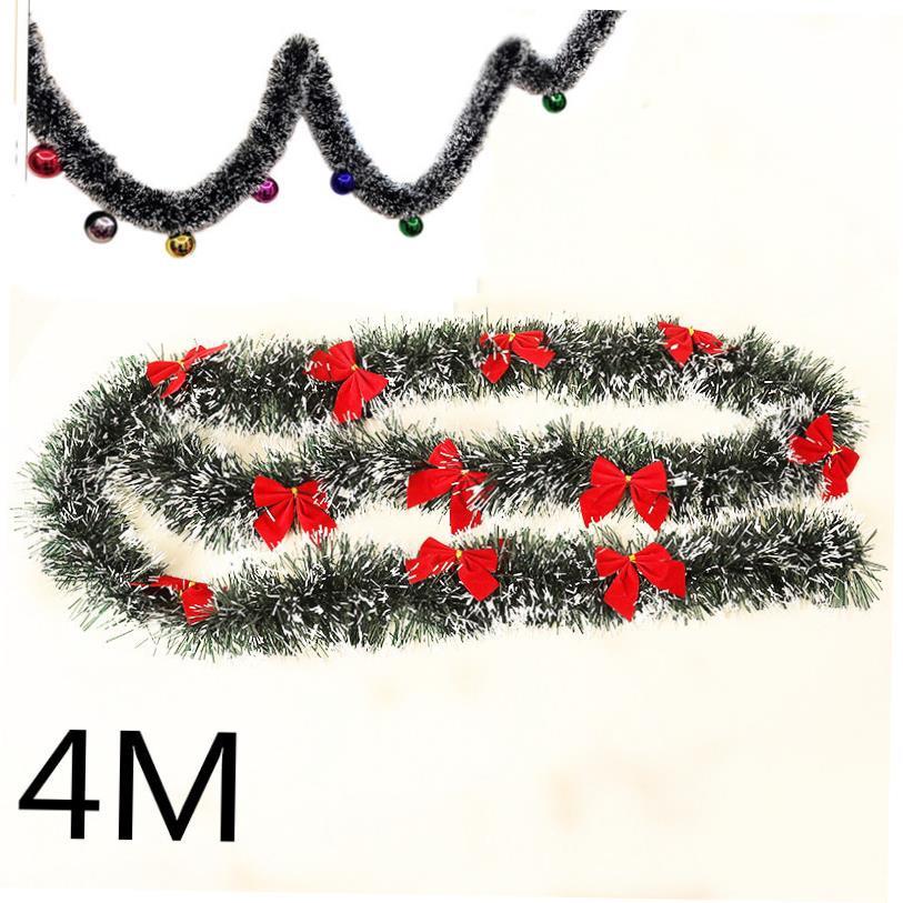 4M Christmas tree Grass garland Decoration BarTops Ribbon Ga