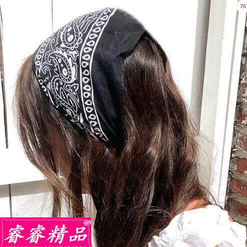 European American scarf outdoor riding turban bandana 方头巾
