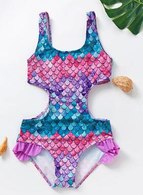 Girls Swimwear 2~14Years Children Swimsuit Girls Swimsuit Ki