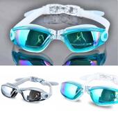 Swimsuit Goggles Glasses Antifog Swimming Diving Swim Plug