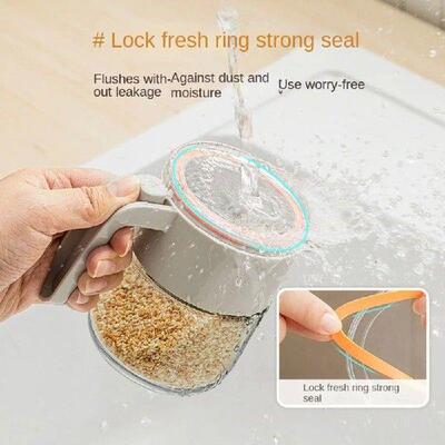 Seasoning with Spoon Storage Box Household Seasoning Jar