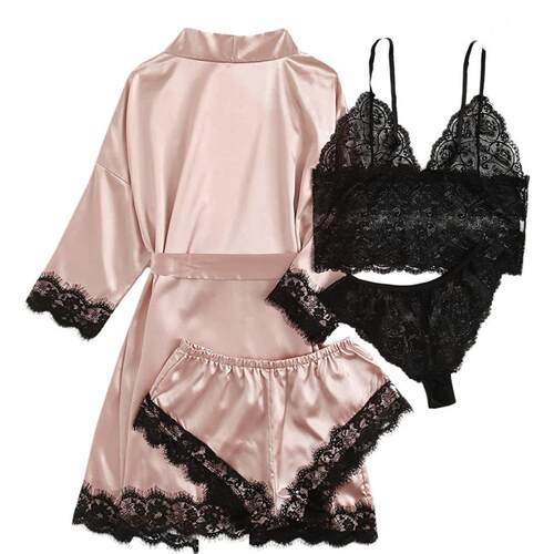 Women's sexy pajamas, shorts, pajamas, pajamas, home clo