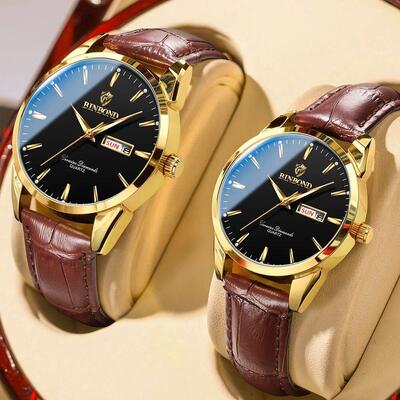 Top Luxury Brand Couple Watch For Women Men Waterproof Clock