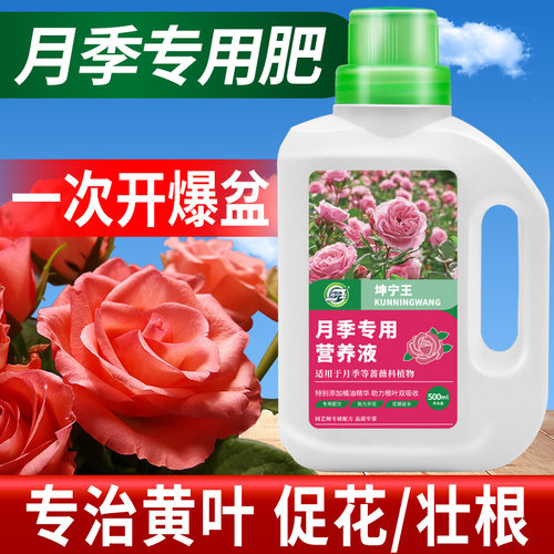 速发月季花肥料专物肥营养液浓缩专用盆蔷玫瑰栽薇花卉植用通用型