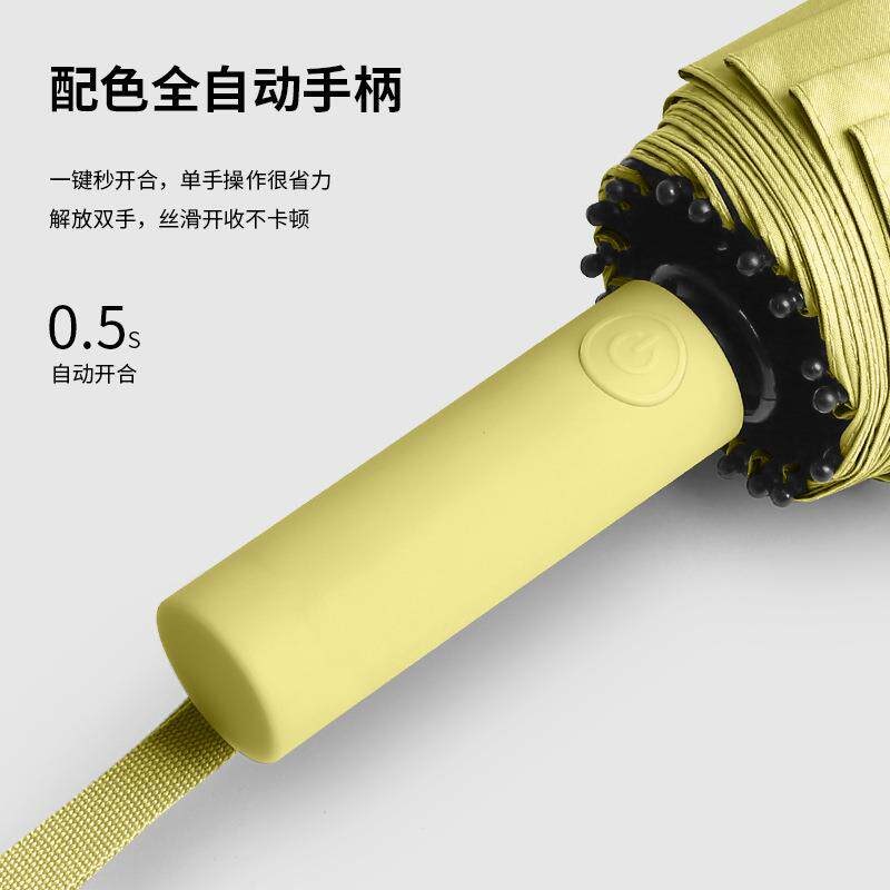 速发24骨全自动折叠雨伞大号太防晒遮伞学生男款印字广告伞