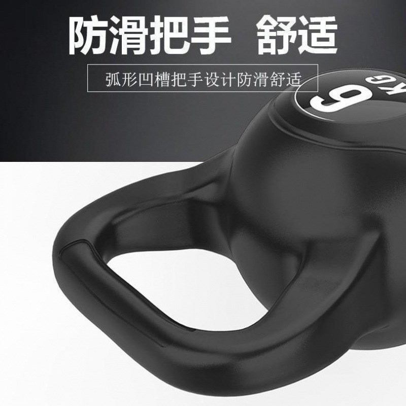 速发壶器专业健身竞士男士亚铃深蹲玲材提臀提壶小哑铃铃技浸塑铃