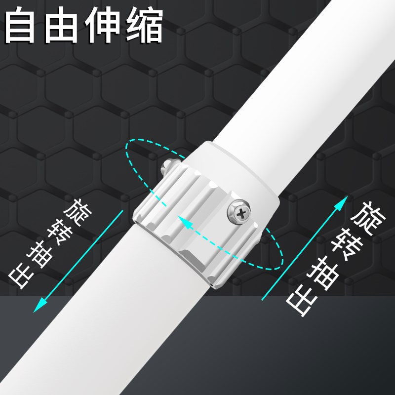 速发支架伸缩 45管径壁装延长加长杆室外立杆吊装弯头枪机