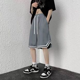 宽松丝网外穿休闲眼速胖子五分裤 2025新款 薄款 夏季 潮流运 篮球短裤