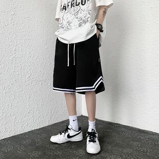 宽松丝网外穿休闲眼速胖子五分裤 2025新款 薄款 夏季 潮流运 篮球短裤