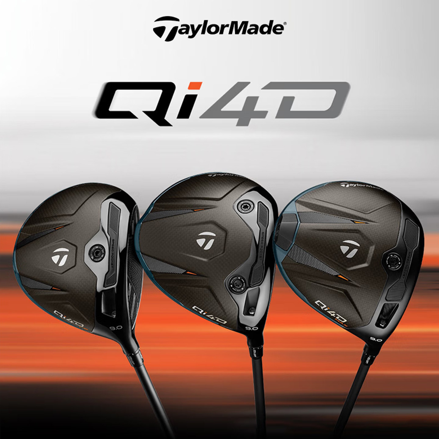 Taylormade泰勒梅高尔夫球杆26新款Qi4D容错远距易打发球木一号木