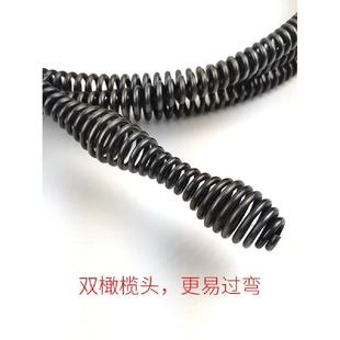 厨房地漏疏通器下水道电动1.5米疏通弹簧电钻软轴软簧疏通条搅簧