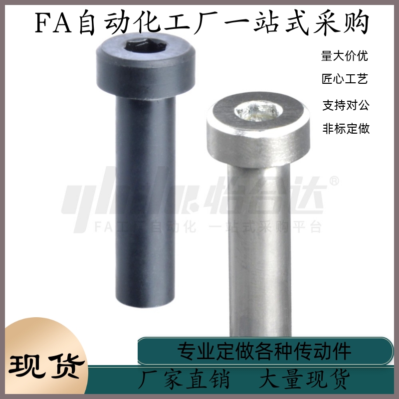 带肩铰链销 内螺纹型MIM01-D6 D8 D10-L15 L20 L25 L30带内六角孔