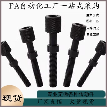 304不锈钢调整螺丝组件 六角螺栓型 内六角孔ANHNS3 M4 M5 M6粗牙