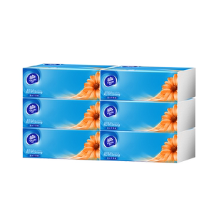 Vinda维达抽纸超韧3层100抽S码4包一提装纸巾面巾纸餐巾纸