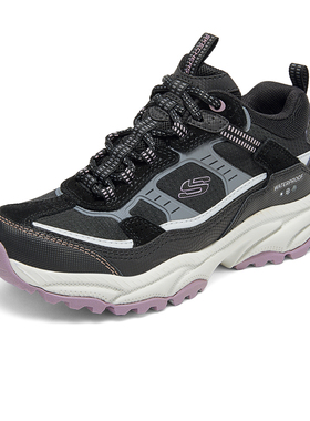 Skechers斯凯奇新款时尚休闲运动鞋女轻质缓震户外徒步鞋180240C