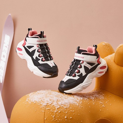 斯凯奇女童鞋秋冬时尚复古绒绒靴