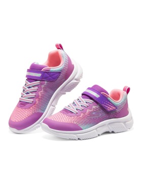 Skechers斯凯奇女童魔术贴撞色百搭休闲鞋舒适透气运动鞋302430L