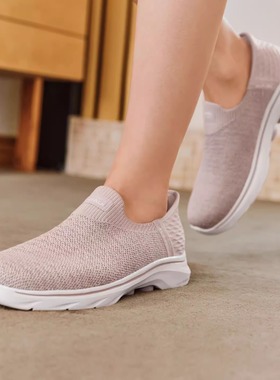 Skechers斯凯奇女鞋秋冬款一脚蹬健步鞋轻弹缓震运动休闲鞋125219
