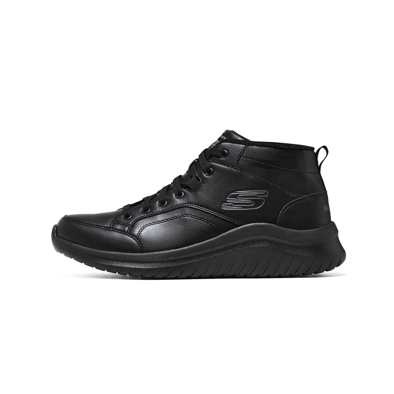 Skechers斯凯奇男鞋厚底耐磨皮鞋
