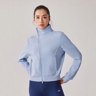 Skechers斯凯奇女士秋冬款 保暖防风加绒针织休闲运动外套P425W070