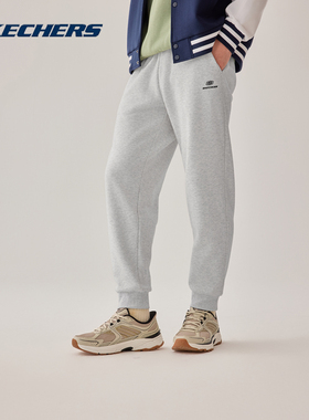 Skechers斯凯奇男士春夏款时尚通勤束脚裤加绒运动休闲裤L425M070