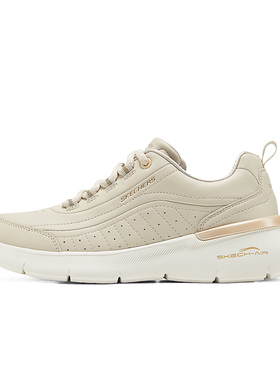 Skechers斯凯奇女鞋夏季厚底缓震跑步鞋休闲运动耐磨健步鞋150373