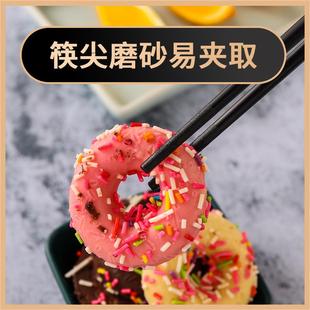 27cm合金筷子商用长筷子家用防滑防霉耐高温轻奢高档合金筷礼盒装