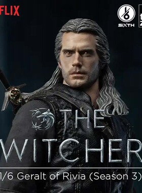 预售 threezero 猎魔人 利维亚的杰洛特 1/6比例 收藏级可动人偶