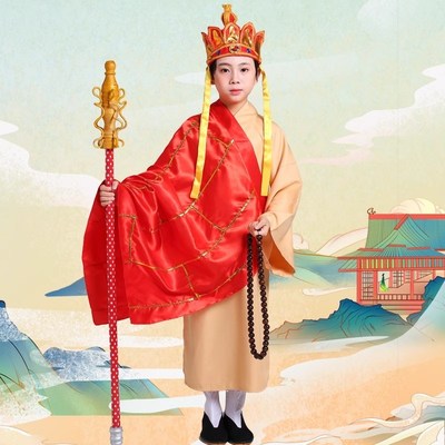 现货速发西游记服装表演服唐僧猪八戒沙僧师徒四人个性角色扮演