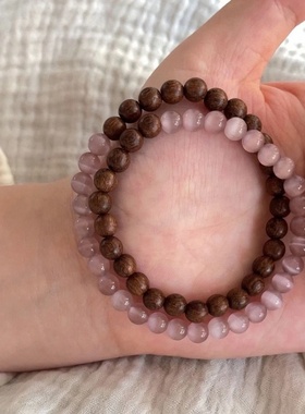 新中式流萤手链轻奢小众高级感精致简约复古闺蜜双层叠戴气质手串