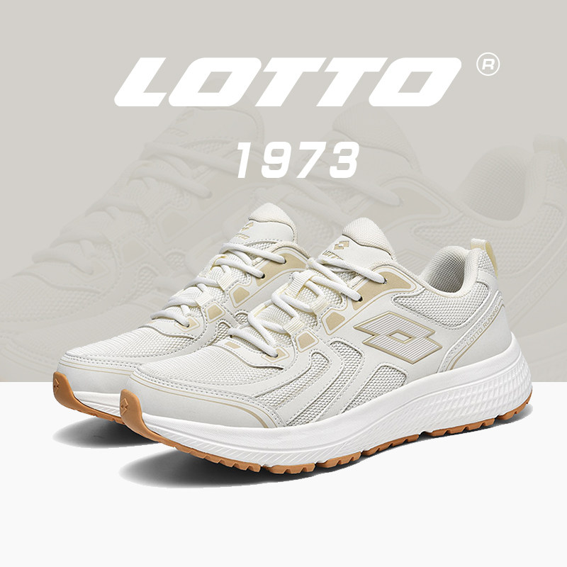 LOTTO乐途女鞋2026新款春秋轻便减震跑步鞋透气网面软底运动跑鞋