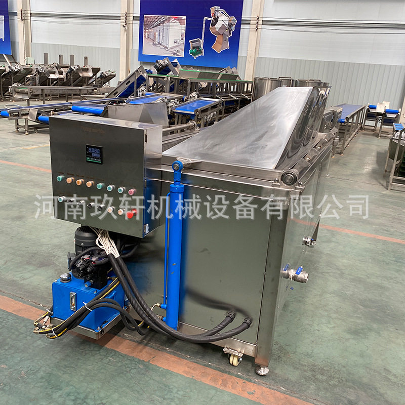 半自动油炸锅厂家定制 大型商用方形油炸机