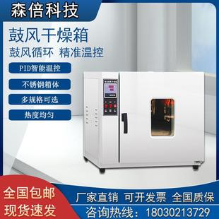 电热鼓风干燥箱烘箱工业烤箱实验室双开门前后开门高温烘干箱