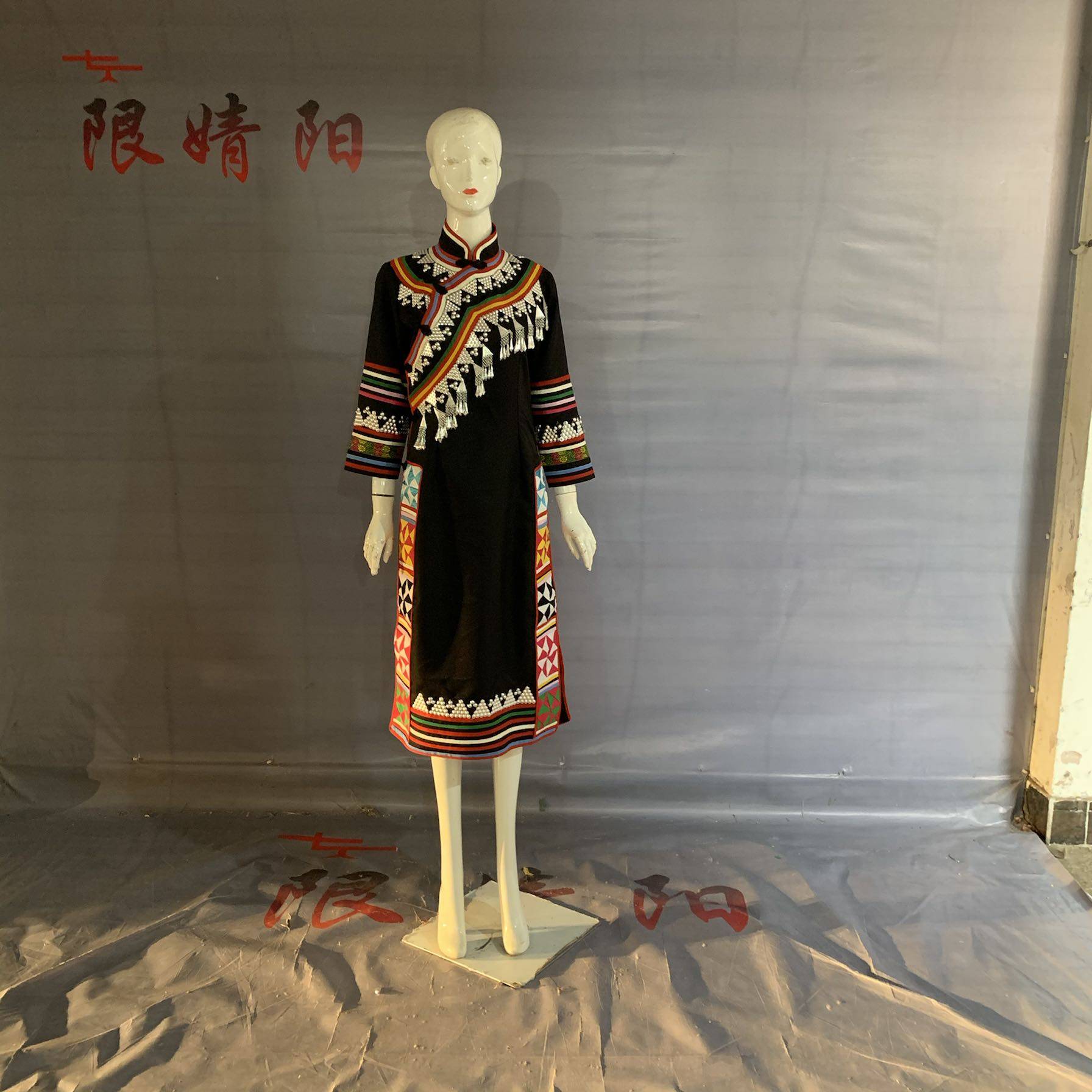 拉祜族服装少数民族特色新款民族更多舞蹈配饰