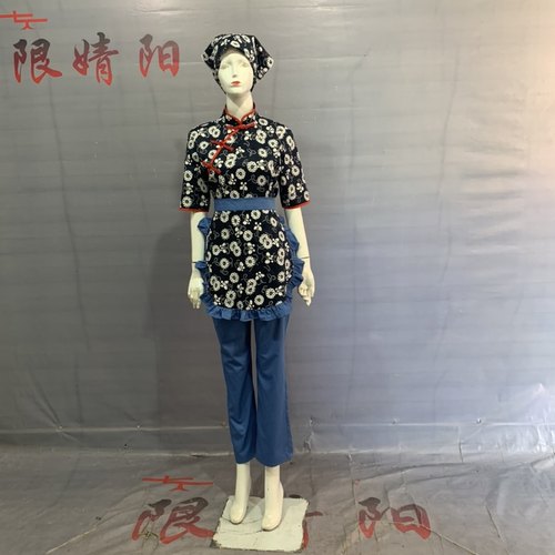 阿庆嫂话剧铁梅村姑演出服农村抗战女民兵李奶奶小品采茶女表演服