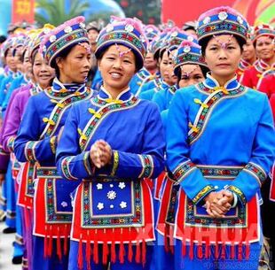仫佬族少数民族舞蹈服演出服民族风舞台展示裙套装女装工作生活装