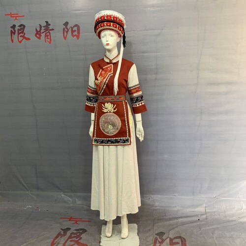 云南大理白族服饰 民族风 少数民族演出服装金花服舞蹈服 女成人
