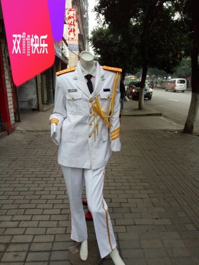 军装团队高中生礼仪服