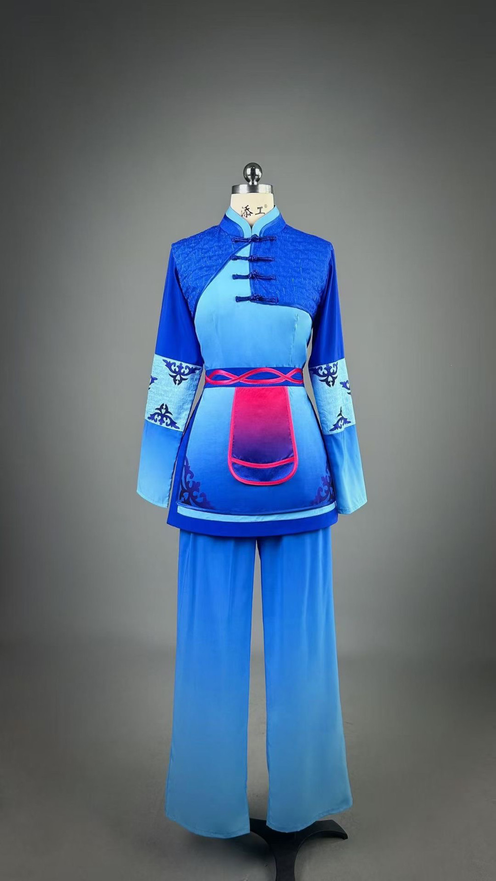 《说渔篮》繁花竞放舞蹈服女子群舞舞台表演出服装提供尺寸制作款