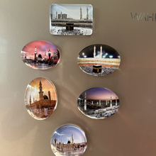 青海旅游水晶玻璃冰箱贴磁力景色照片订做景区定制风景纪念品礼品