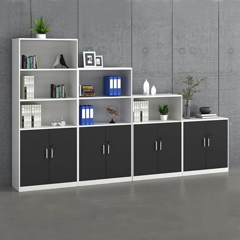 矮柜靠墙柜子收纳储物柜高低柜办公室木质文件档案文档资料柜带锁